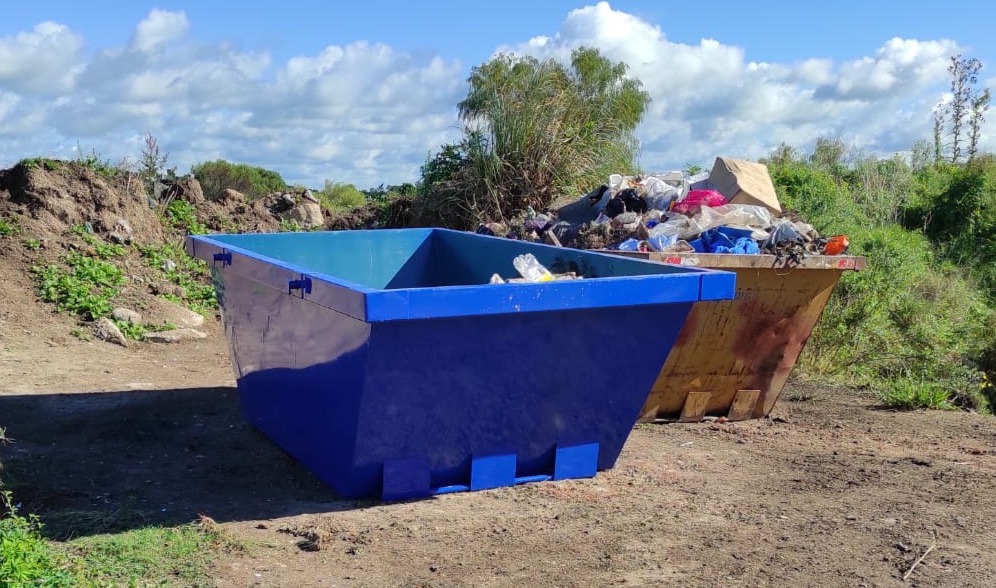 Municipio instaló volquetas en Delta El Tigre y Sofima