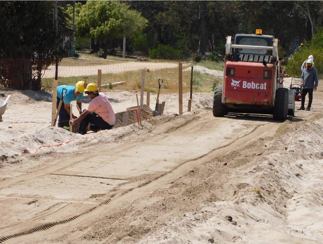 Municipio comenzó nueva etapa de obras del Parque Costero de Villa Olímpica