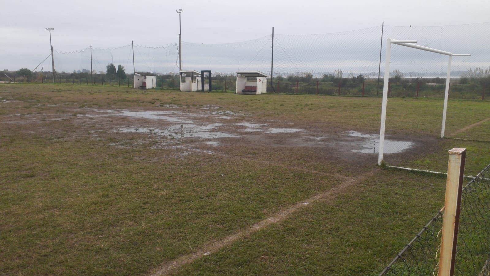 Se suspendió la fecha del fútbol infantil de Ciudad del Plata, debido al mal clima y estado de las canchas