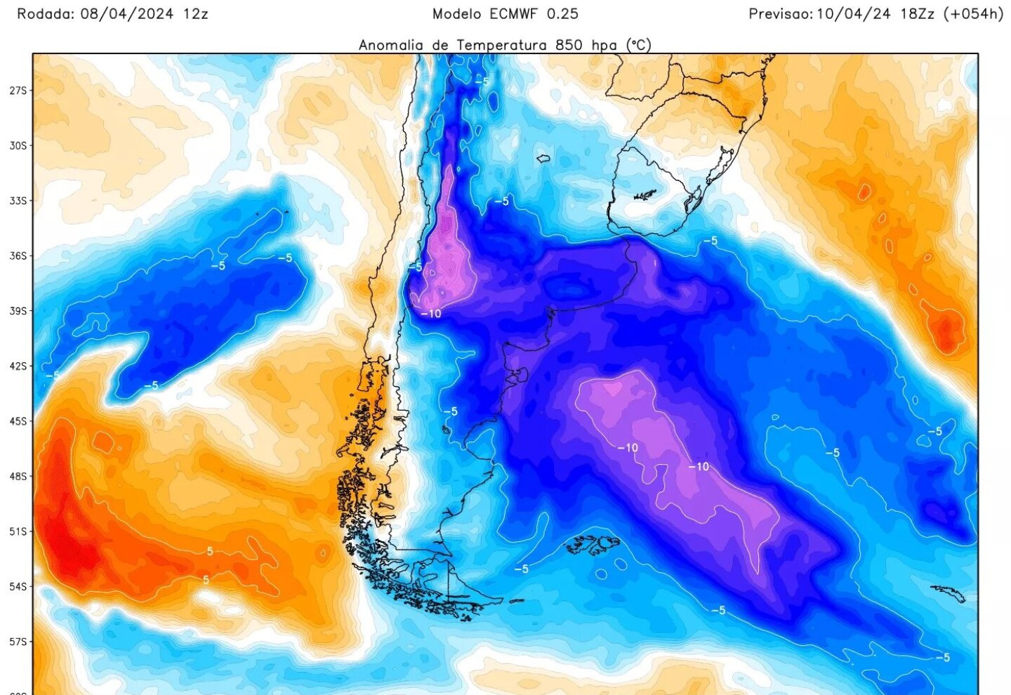Aviso de Inumet: ingreso de aire frío afectará a Uruguay desde este viernes 28 de junio