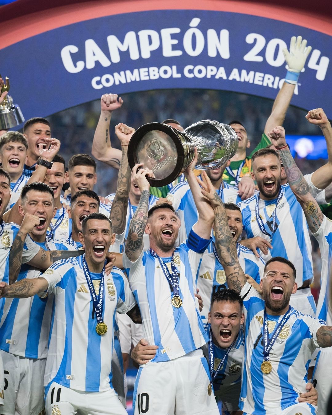 Argentina ganó la Copa América 2024 tras vencer 1-0 a Colombia, obtuvo su título número 16