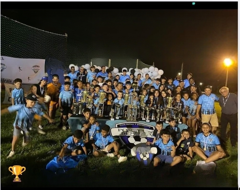 El club Porvenir del Plata se consagró campeón general en el baby fútbol de Ciudad del Plata